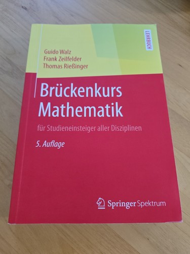 Brückenkurs mathematik für - mathematik,