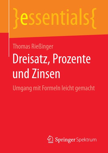 Thomas rießinger dreisatz - rießinger, /